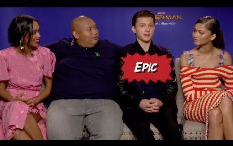 SpiderMan: Homecoming cast with Scott Carty哔哩哔哩 (゜゜)つロ 干杯~bilibili