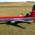 RC MD-11旅客比例模型涡轮喷气客机同步飞行演示