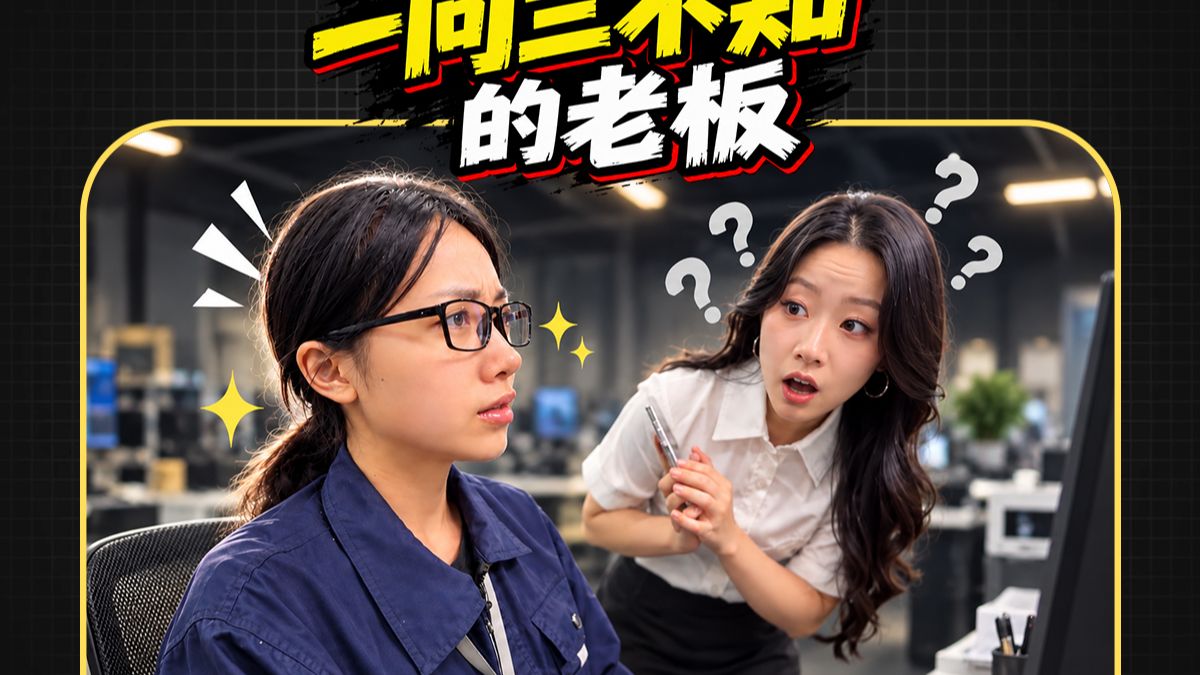 一问三不知的老板