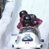 【有舵雪橇】极限运动：四人雪车360°翻车，打了个滚儿又出来了！
