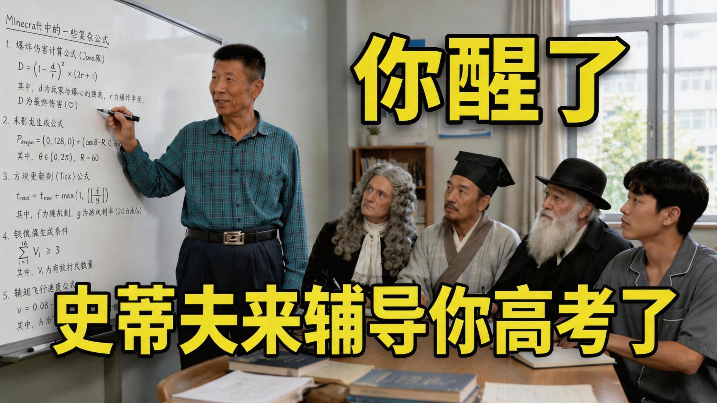 辅导高考，但老师是史蒂夫