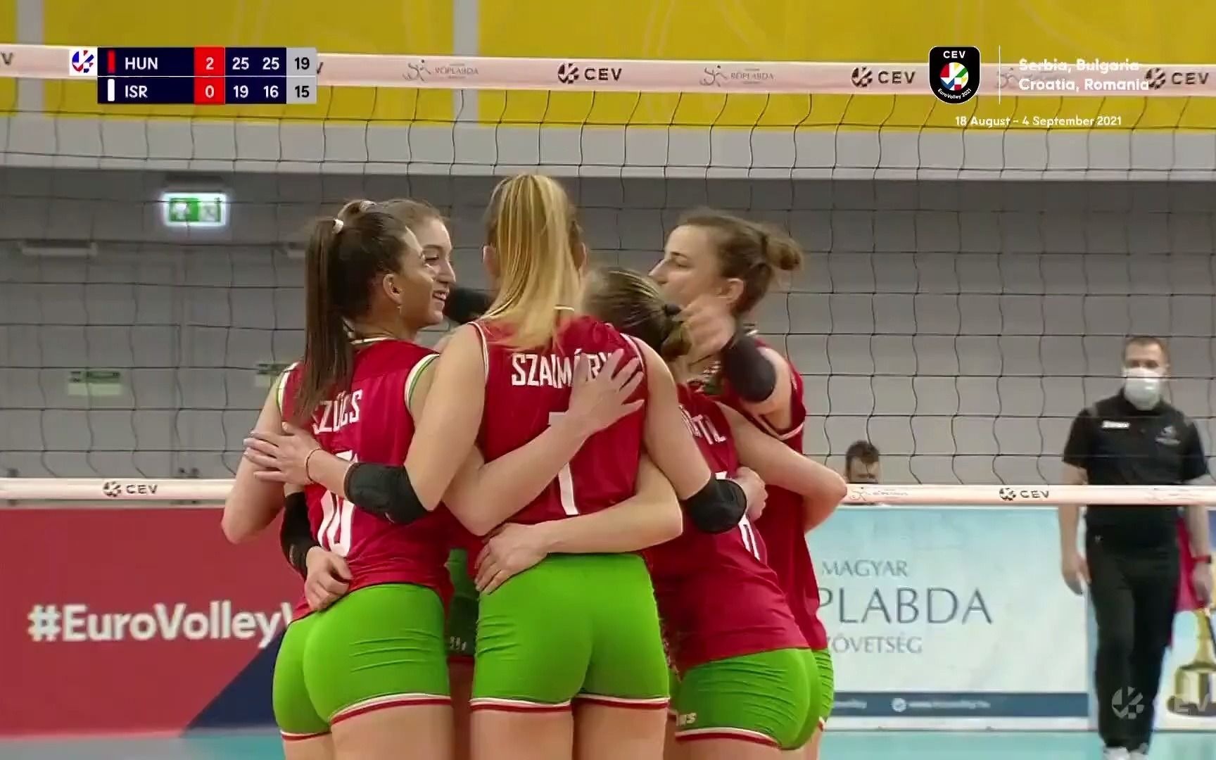匈牙利女子排球队 Hungary EuroVolley 2021_哔哩哔哩_bilibili