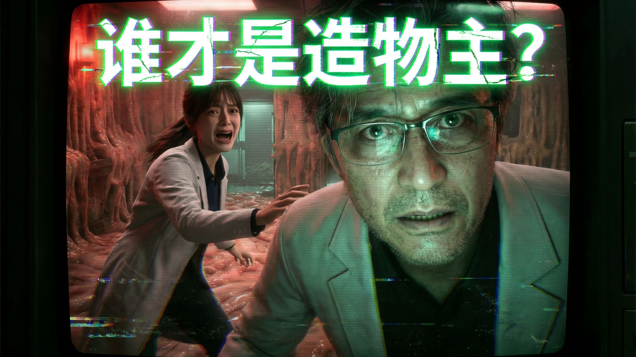 微恐科幻 |《谁才是造物主？》【B站AI创作大赛-开放赛道】