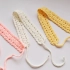 钩针编织 一款好看的花边织带 可以做成文艺的发带