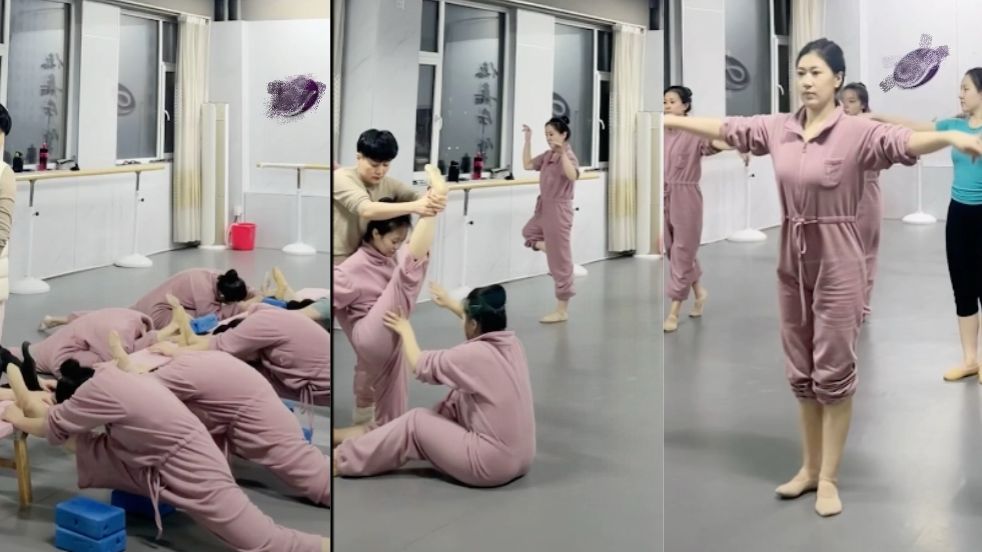 舞蹈生多日基础训练软开耗腿训练日常