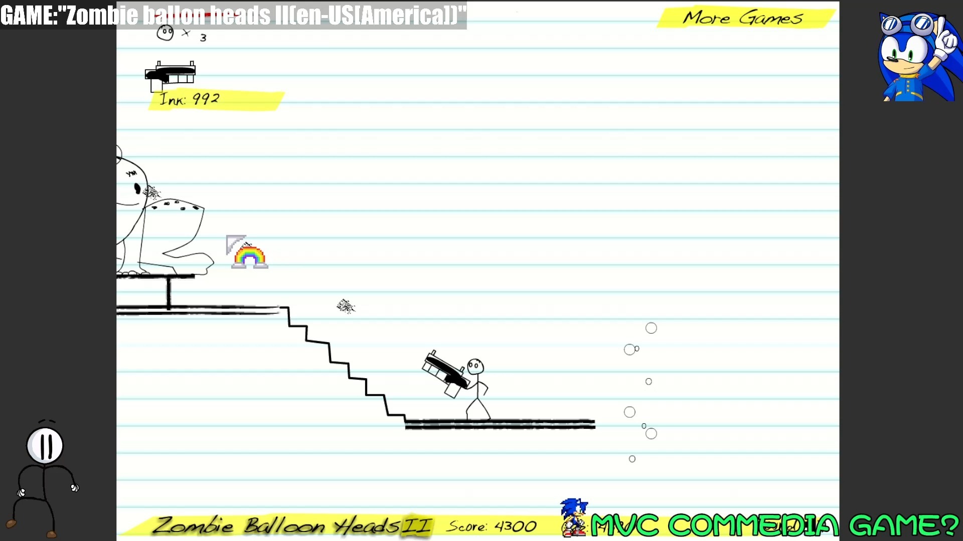 试玩纸上灭僵尸2 火柴人VS三体人僵尸博士