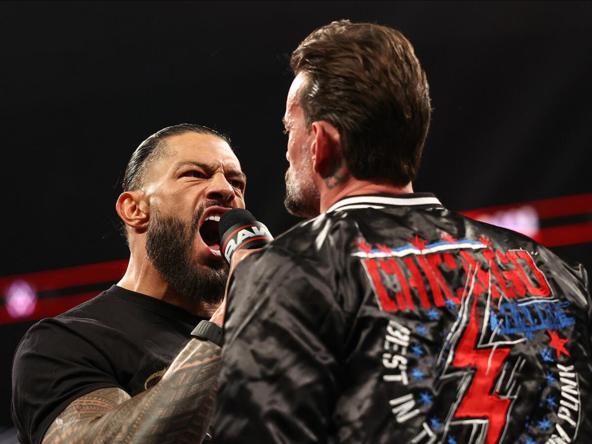 【WWE RAW 4/14】罗曼&朋克终极喊话！大布开场！大战铺垫！