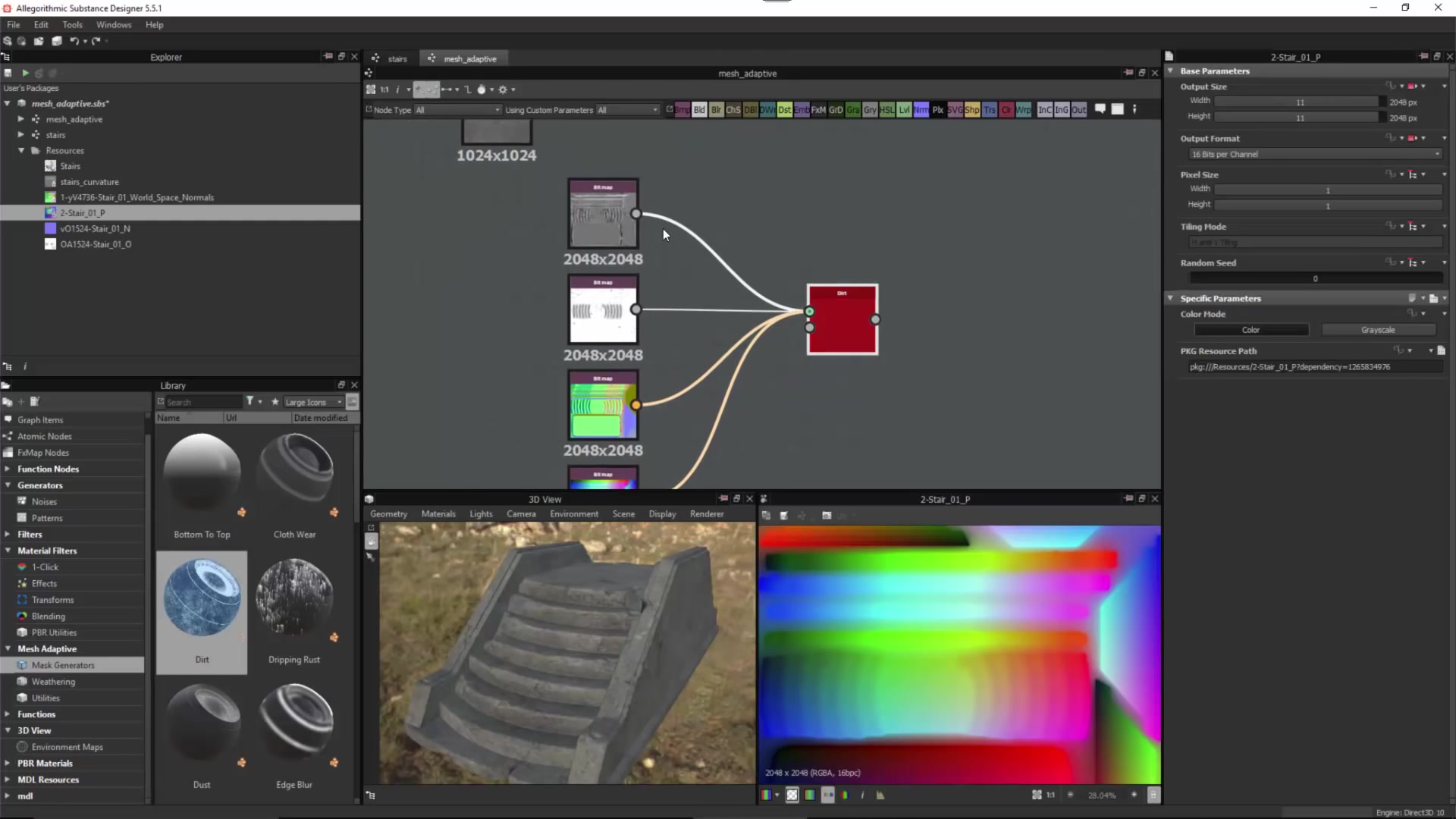 Substance Designer Using Mask Generators_哔哩哔哩 (゜゜)つロ 干杯bilibili