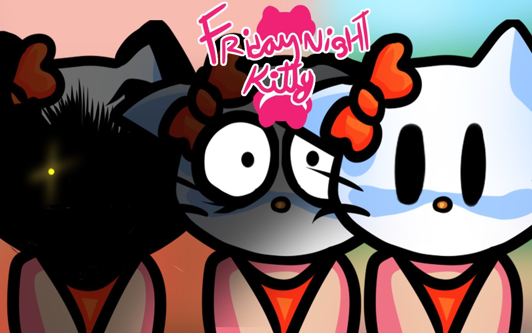 FNF 优质模组 Vs Hello Kitty Friday Night Kitty (Hell-on Kitty mod) 全流程