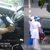 广州抗疫民警高温下执勤，劳累过度昏厥意识模糊，同事紧急求支援