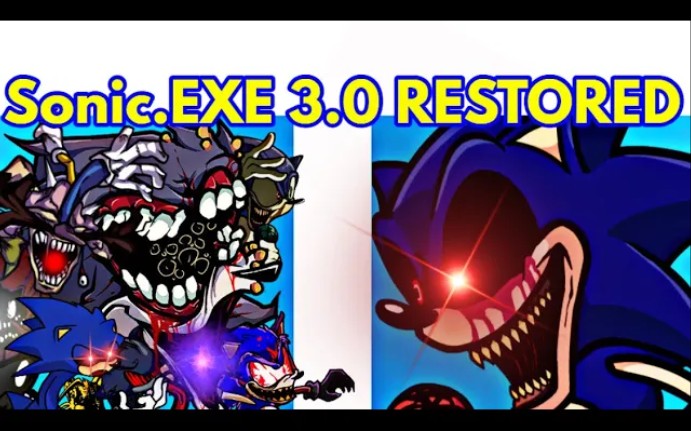 Playable Sonic exe 2.5-3.0 update [Friday Night Funkin'] [Mods]