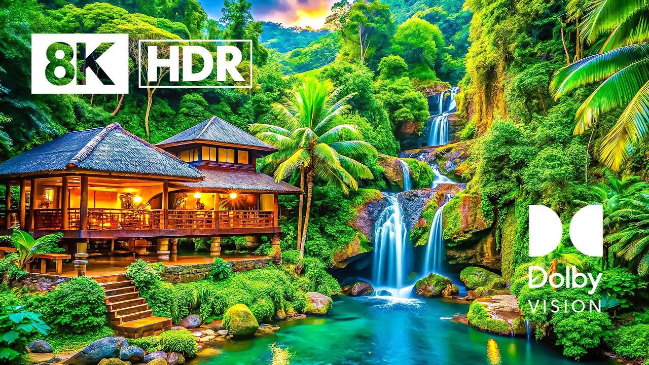 【8K HDR】8K HDR Dolby Vision™60FPS中最美丽的地方I屏幕测试，极致画质|杜比视界|电视屏幕测试|手机屏幕测试 |