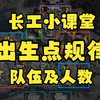 5千局长工老油条教你出生点规律及队伍人数_技巧