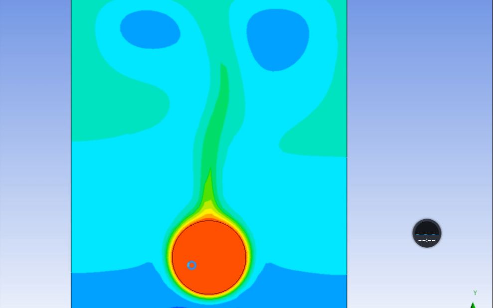 03 fluent 小球自然对流