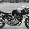 yamaha sr400 cafe racer风格复古摩托车