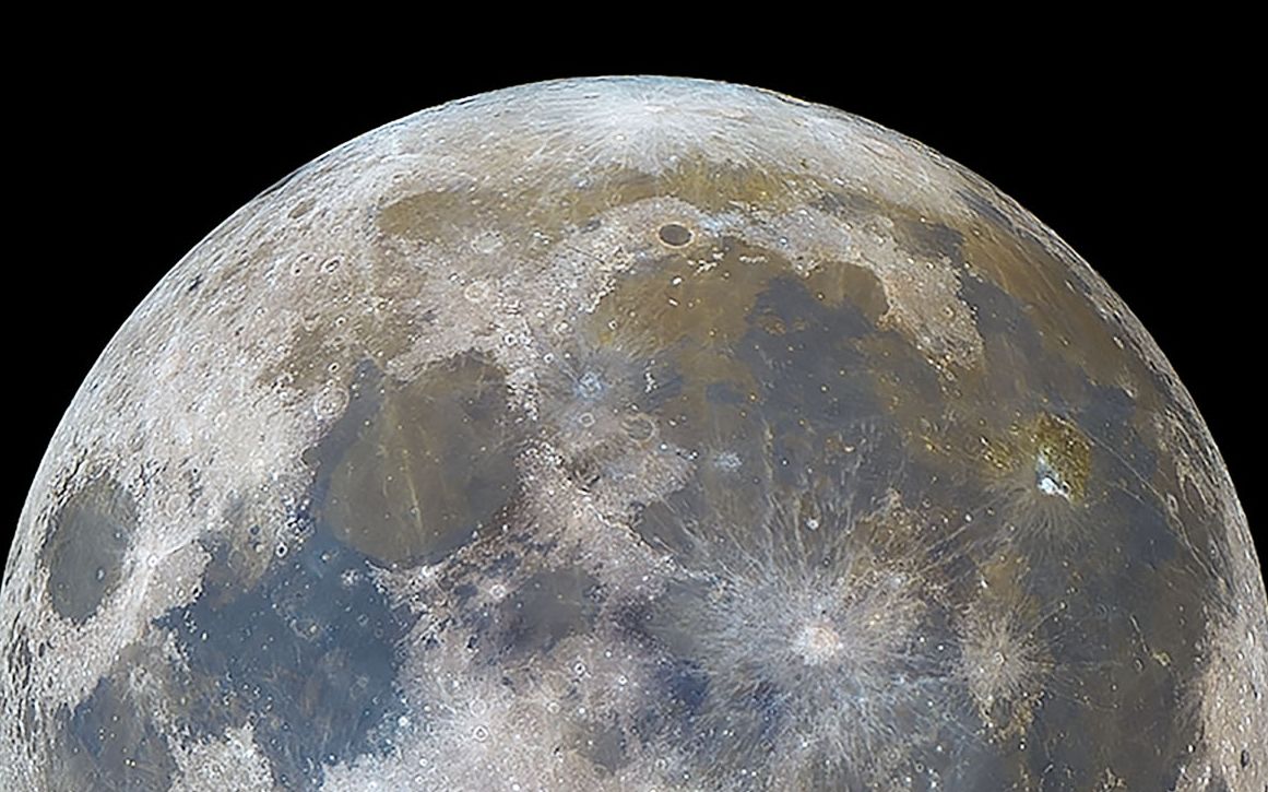 观星笔记天文摄影超清彩色月球20181223氕氘氚star