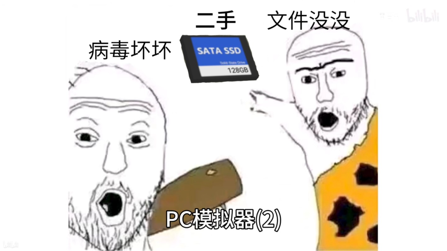 [SSD的电脑]PC模拟器(2)物理杀毒