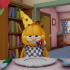 【西语动画】Garfield--La Guerra de las Pastas 面条大战（中西双语字幕版），一起来看动画