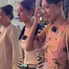 是女儿是妈妈  程潇和妹妹一起逛集市
