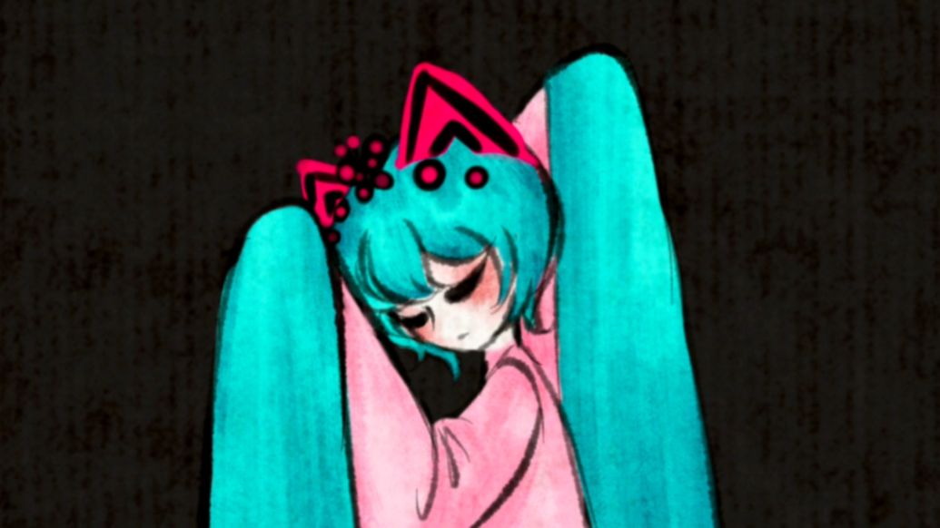 水袖初音逐帧手绘动画