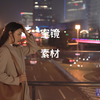 4K夜景城市人物人流行走穿梭车流交通街道夜市延时航拍短视频素材