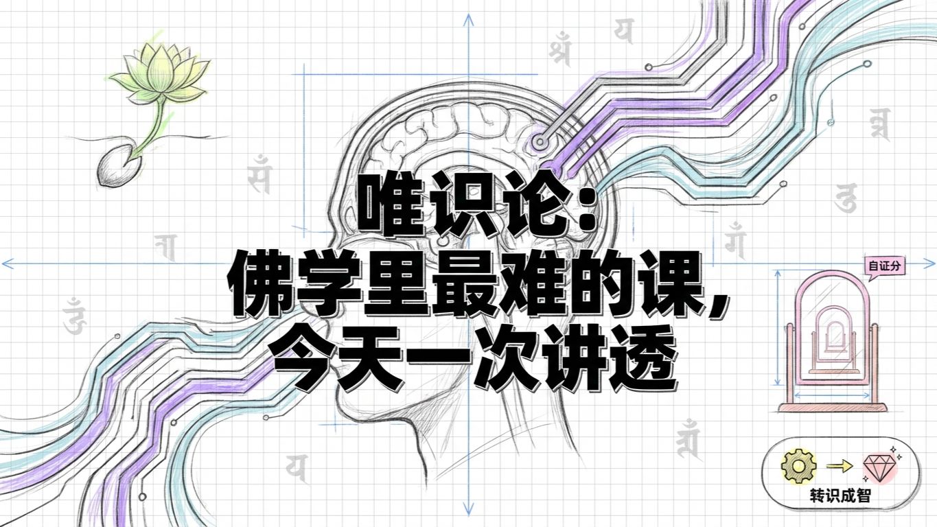 唯识论 唯识学 唯识宗 佛学里最硬核的那门课
