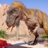4x 角鼻龙 vs 4x 冰脊龙 恐龙大战 -侏罗纪世界：进化2 电影级场面