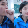 高中女生晒无滤镜下的自拍，全程乖巧可爱甜美温柔，素颜惊艳网友