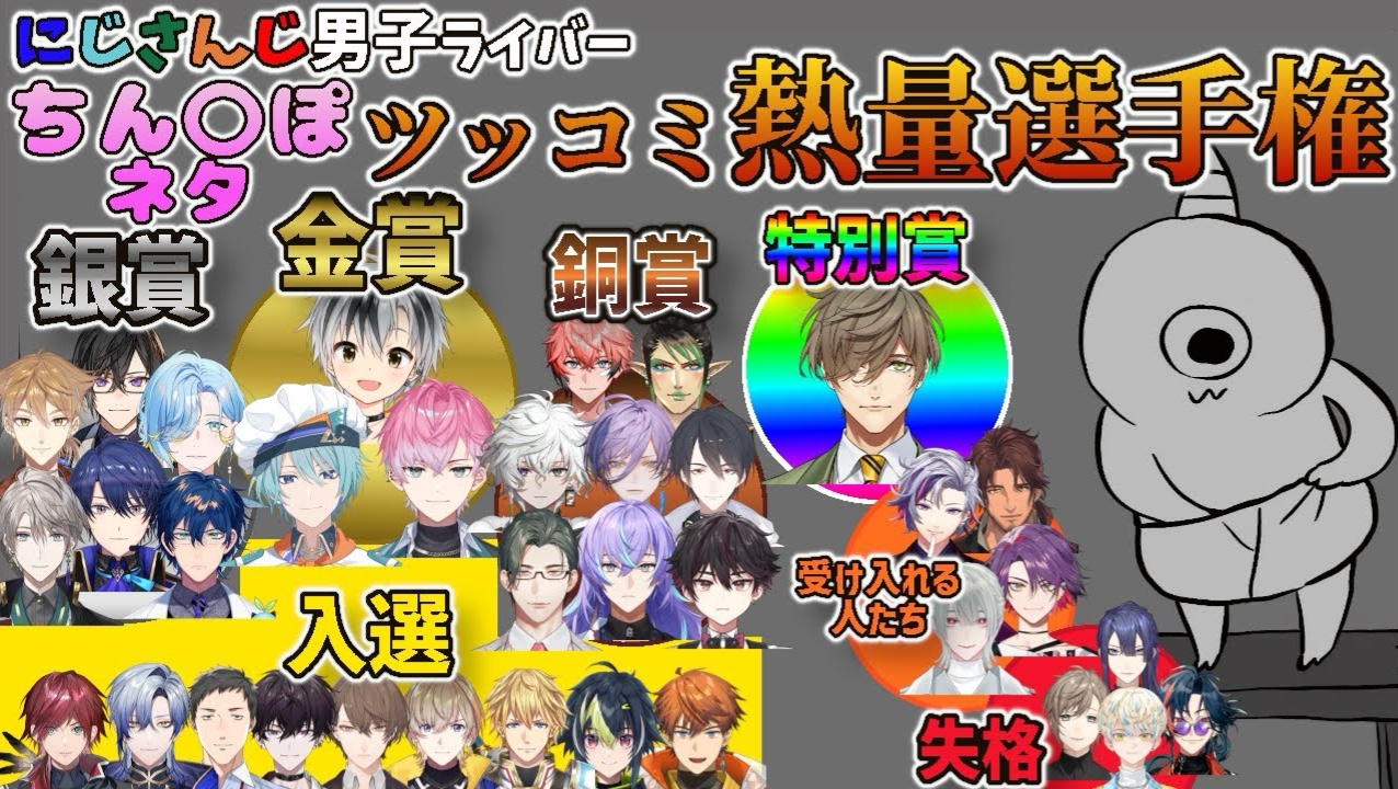 【搬运】虹男对「ちん○ぽ」相关吐槽【NIJISANJI/切り抜き】