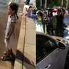 妈妈险被车撞还遭辱骂，6岁女儿霸气护妈：我让你下来道歉