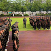 军训会操，这点雨算什么！不经历风雨，怎么见彩虹。祝贺同学们完成初中第一课！#军训下雨 #军训进行时 #柳州市第四十七中学