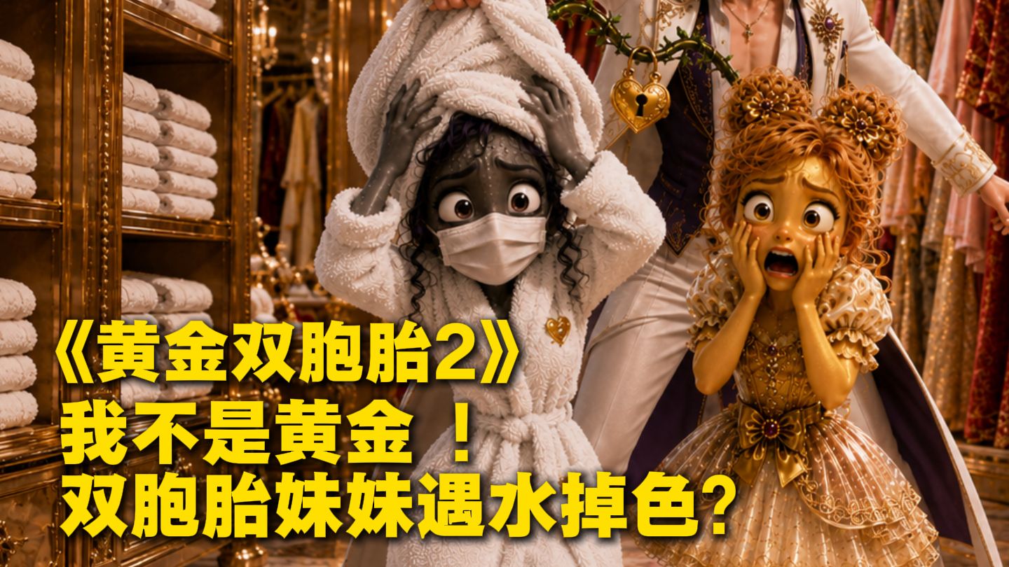 《黄金双胞胎2》我不是黄金！ 双胞胎妹妹遇水掉色？