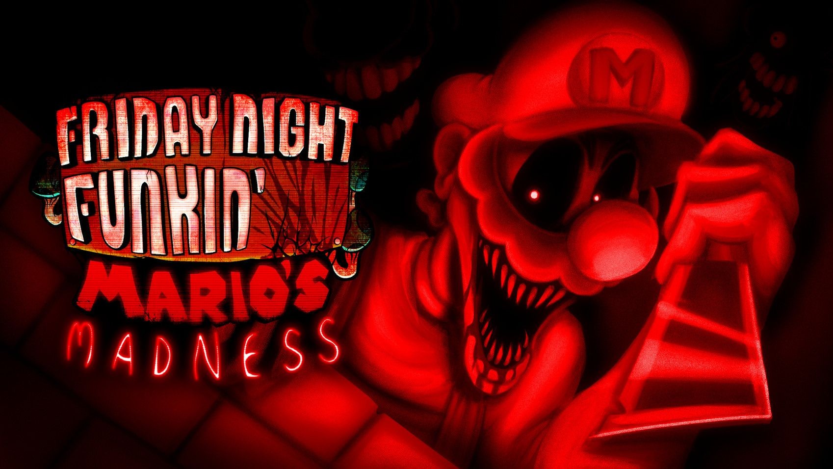 有生之年！全流程演示！！FNF究极优质Mod:Mario's Madness马里奥的疯狂V2/官方正式版更新！