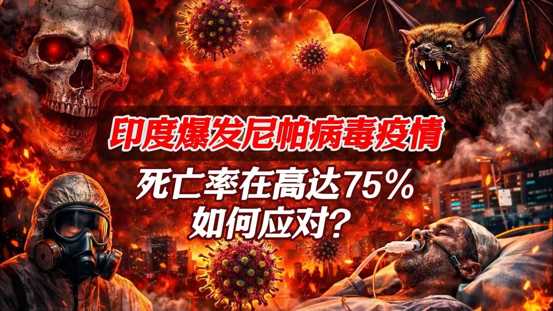印度爆发尼帕病毒疫情，死亡率高达75%，如何应对？