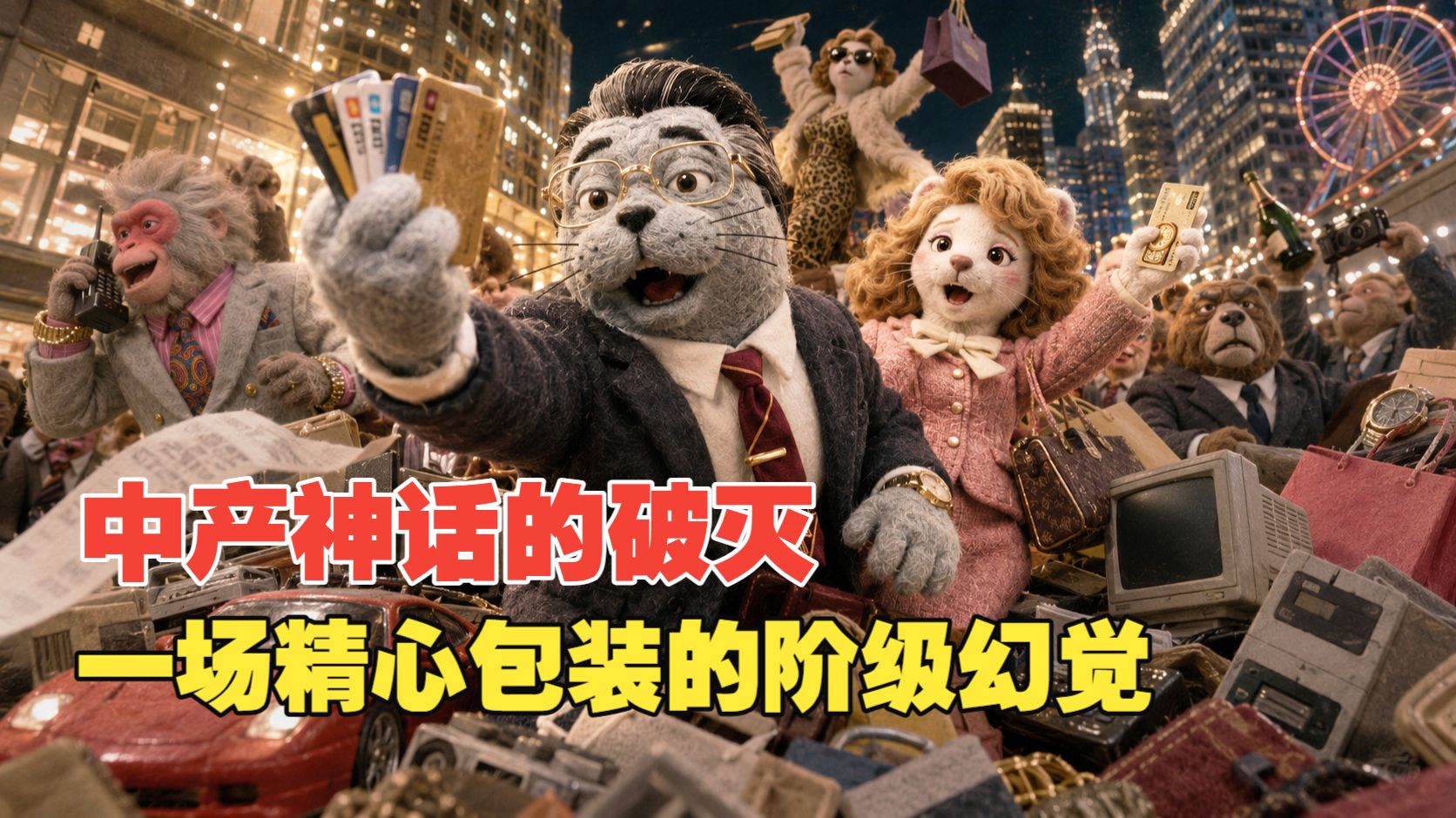 中产是伪概念吗？繁荣期的样板间，衰退期的缓冲垫...【AI全民制作人】