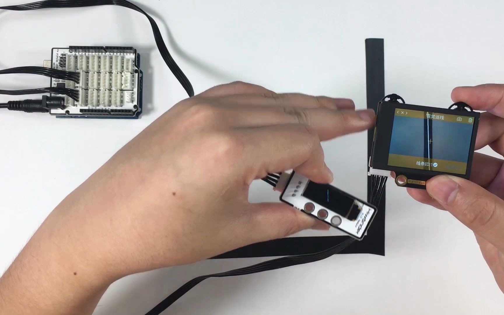 活动作品小幻熊ai视觉模块arduino之视觉巡线