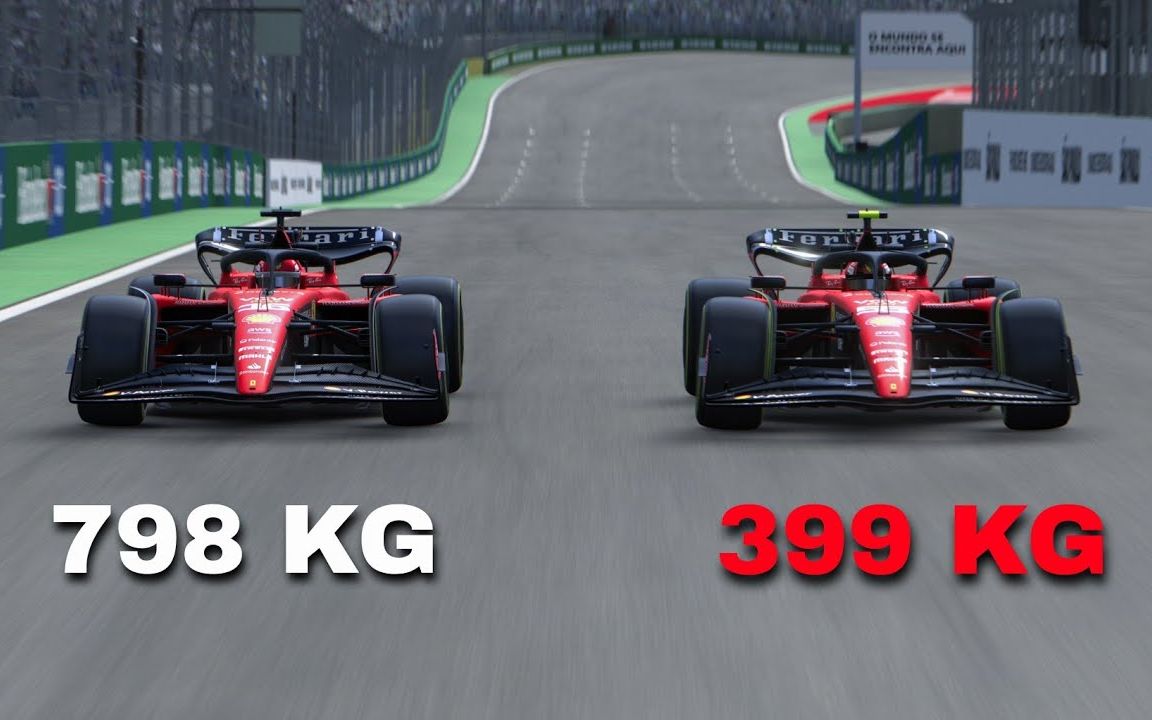 如果F1的车重只有一半...