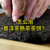 怎么泡普洱茶熟茶茶饼