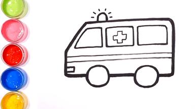 【<em class="keyword">简笔画</em>】<em class="keyword">简笔画</em>交通<em class="keyword">工具</em>|教孩子如何画救护车、<em class="keyword">消防</em>车、警车|儿童艺术启蒙