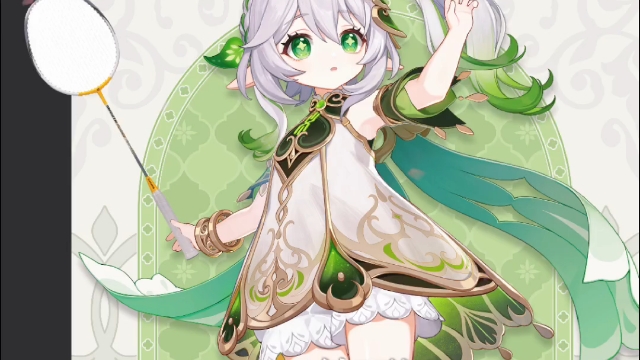 小草神会打羽毛球也是很正常的吧⁼̴̤̆ ꇴ ⁼̴̤̆_哔哩哔哩bilibili_原神
