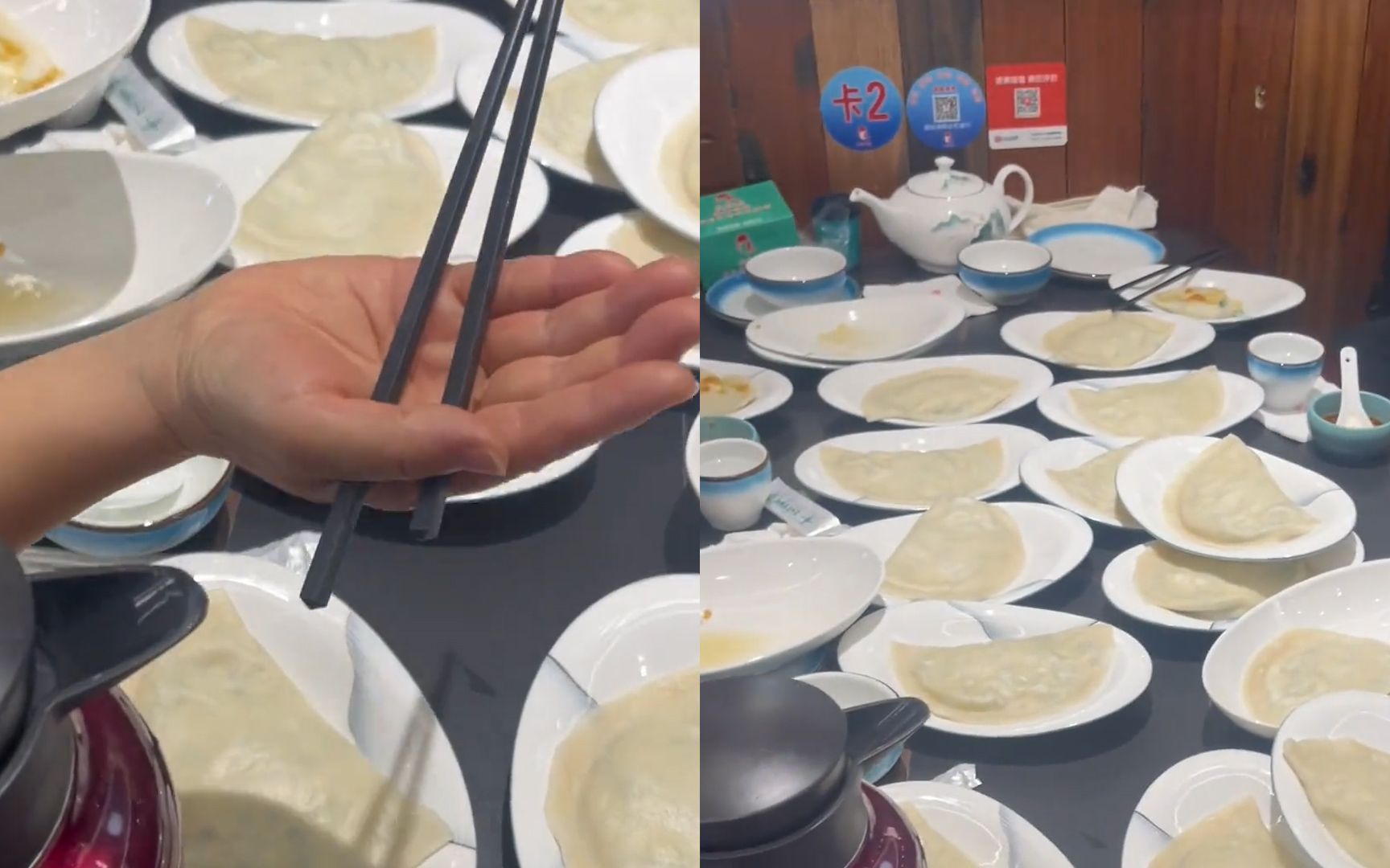 游客到山东吃饺子被提醒很大，吐槽能有多大一下点24个，上桌懵了