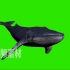 大屏素材 c399神奇梦幻海底鱼凶猛庞大鲲大鲸鱼类特写绿屏抠像背景AE PR会声会影视频制作后期合成素材歌舞表演节目节日