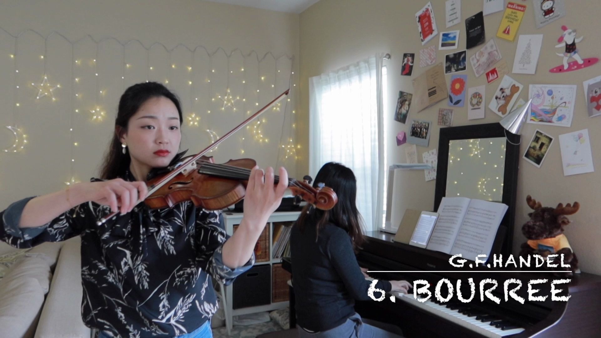 布列舞曲bourree钢琴伴奏版本铃木小提琴第二册