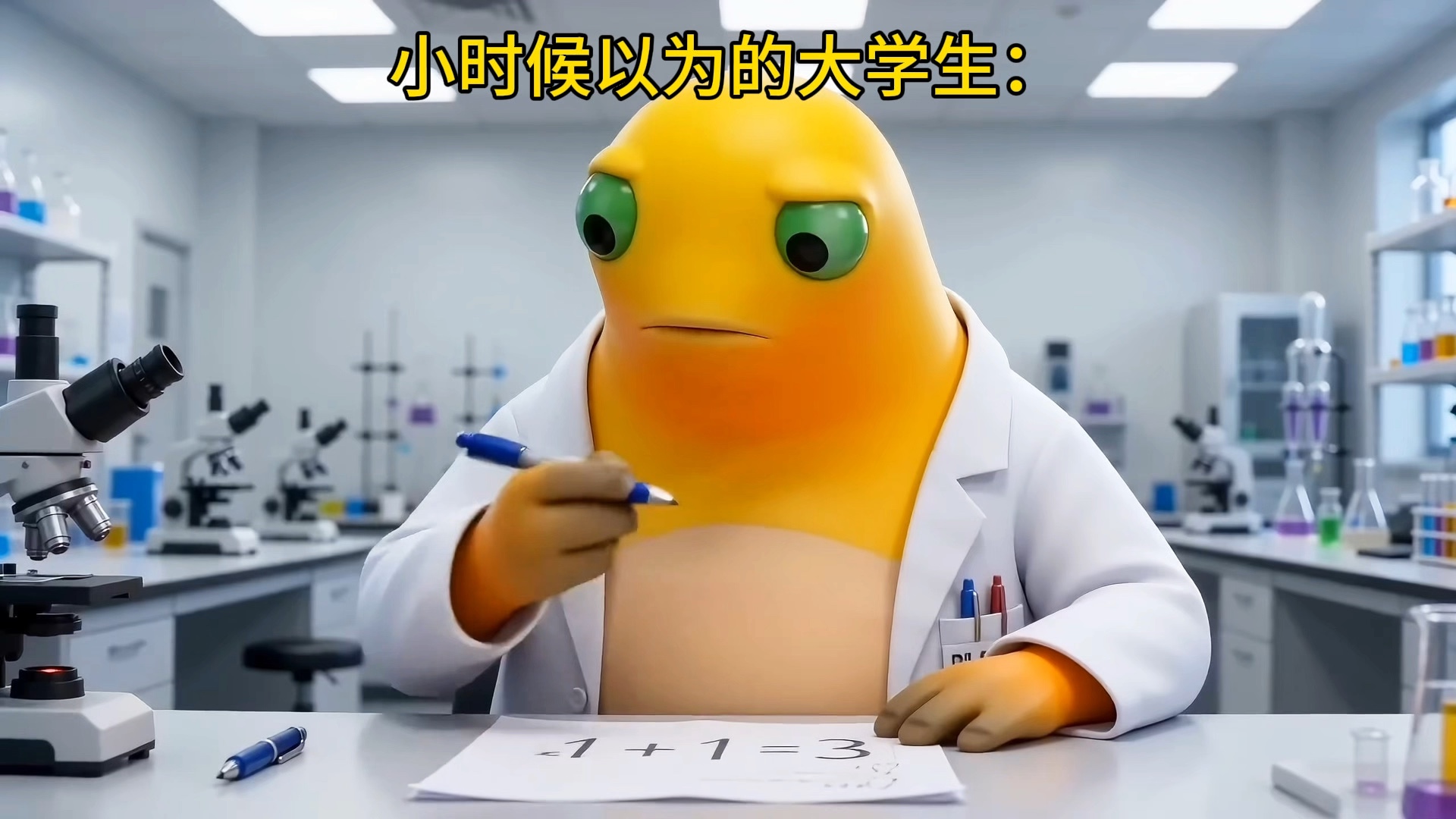 小时候以为的大学生vs实际上的大学生