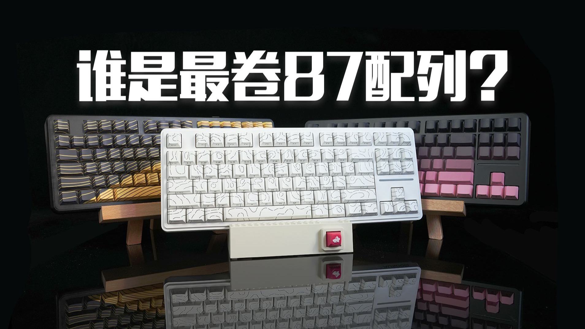 【卷王横评】谁才是87配列机械键盘的终极卷王？丨阿斯盾H87/前行者X87/狼蛛F87Pro