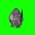【绿幕素材】B站最全动物类型绿幕素材《 犀牛 》高清画质，无水印！