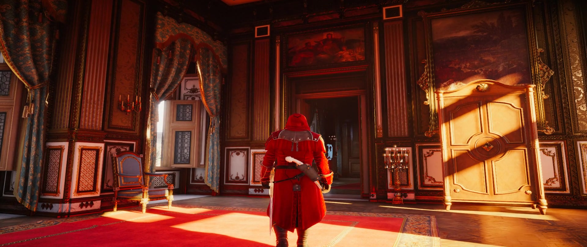 刺客信条1:大革命(电影式镜头)实录,华丽的室内带给你