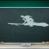 教室黑板上出现了bad apple！（非投影）