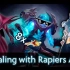 Dealing with Rapiers Arc Warden by Attacker Kunkka and Spect