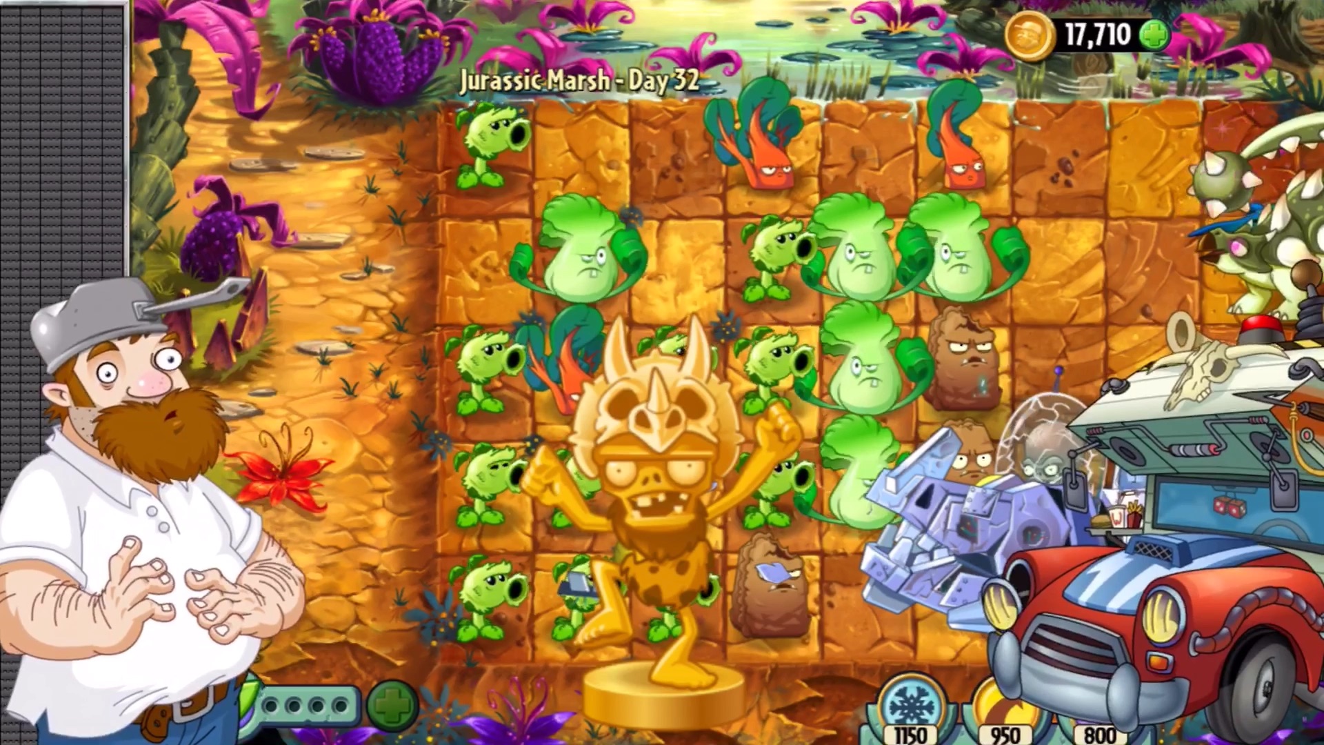 【欧根玩pvz2】失落之城与侏罗纪僵王(我菜问今天就是要用连续的上勾